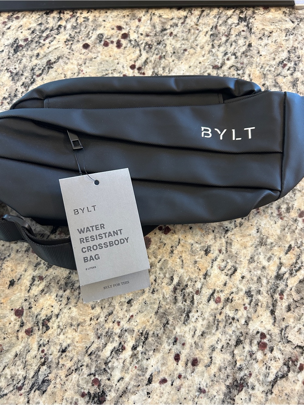 BYLT Basics Black Water-Resistant Crossbody Belt Bag
